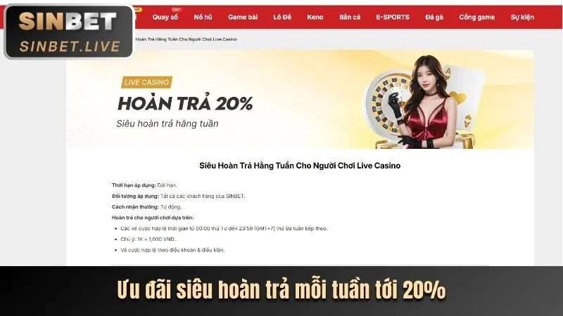 Thưởng chào mừng 18win